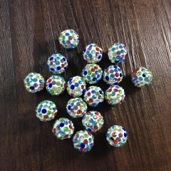 10pcs 10mm Shamballa beads shamballa bracelet shamballa pendants paved crystal