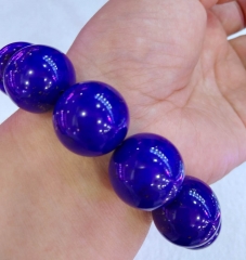 AAA grade  Natural Labis Lazulie Gemstone Round Beaded Bracelet 8inch for gift 10\12\14\16\18\20mm