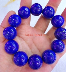 AAA grade  Natural Labis Lazulie Gemstone Round Beaded Bracelet 8inch for gift 10\12\14\16\18\20mm
