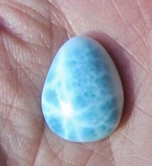 15x20mm Larimar Stone , Larimar Bead Teardrop Drop Pear Larimar Cabochons AAA Grade Larimar Pendant 1pcs