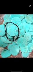 free ship--50-70mm(2") aqua blue Turquoise Stone Slab Freeform Blue Turquoise Cabochons for phone -belt stone bead 1 pcs