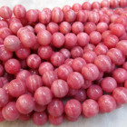 100strands 10mm pink rhodochrosite gemstone round veins jewelry beads