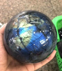 30-100mm(4") Wholesale Genuine Labradorite Polished Sphere - Natural Crystal Ball round - Reiki Healing - Raw Meditation Stones 1pcs