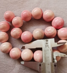 6-20mm Genuine Blush Pink Queen Conch shell round Ball Beads, jewelry supply, pink jewelry for necklace bracelet supplies 16inch