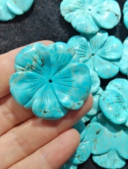 50pcs filigree round beads flower fluorite rose petal carved synthesize stone,jade jewelry 16-30mm