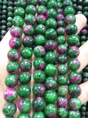 681012mm Ruby Epidote Jasper Beads Jasper Gemstone Round Beads Full strand 16&quot; for necklace