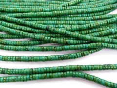 High quality 2strands 3x4 4x6 5x8mm Stabilzed Turquoise Rondelle Abacus smooth Blue Green yellow Loose Bead