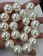 Natural Sea Shell Pearls round beads,White shell jewelry 16 inche 1 strand 3mm 4mm 6 mm 8mm 10mm 12mm 14mm 16mm 18mm 20mm