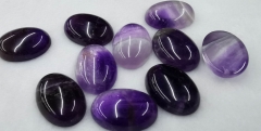 20pcs Cabochon Stone Oval Beads Semi-Precious Gemstones Quartz Crystal 8-40mm Charms DIY Beads CAB Random  for Jewelry Making(No Holes)