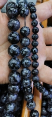 16" Strand AA-Natural Indigo Gabbro  Round loose beads for bracelet -necklace -earrings 6mm 8mm 10mm 12mm 14mm 16mm 18mm