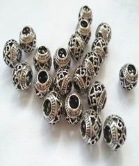 20 pcs of Antique silver brass round filigree beads 10mm  Seamless Beads Raw Brass 18K Gold -Solid Brass