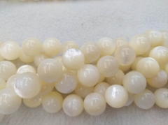 16inch strand genuine Pearl shell ewelry round ball ocean shell beads 6mm 8mm 10mm 12mm  for bracelet-necklace DIY
