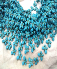 Wholesale 15-35mm Butterfly tibetan  Holite Turquoise  carved  charm beads for earrings-pendant  full strand 16inch