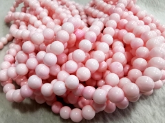 108pcs 6mm genuine  pink conch jewelry round ball red shell beads 6mm streatch bracelet-necklace DIY