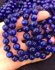 4-12mm Lapis Lazuli Bracelet.blue Gemstone Elastic Bracelet,Man,Woman,Mens Beaded Bracelet,Surfer Jewelry gift