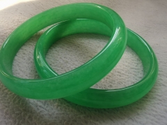 54-80mm Gemstone Natural Green Jade Bangle-Burmese Apple Green Jadeite Jade Bangle Bracelet Lady bracelet Hand carving gift