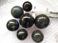 Rock Quartz -Clear white-rose quartz genuine labradorite  Stone Sphere   Healing Stone Gemstone cabochon  1pcs 20-100mm(4")