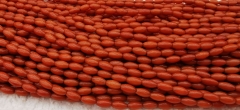 AA grade Natural Coral rice beads, smooth Egg oval beads 3-10mm  red, pink, orange ivory white, 16 inch for necklace-earrings-bracelet