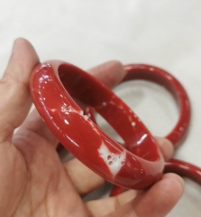 AAA Red Coral Bangle,Band 54-64mm,coral Bangles ,handmade jewelry Gemstone Ring, Statement Gem  gift