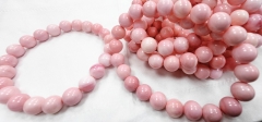 Queen Conch Shell Gemstone Bracelet Round ball 6-16mm  8inch - Pink Shell MOP Ball Beads-Jewelry Making Supply-Spacer Beads