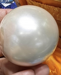 Sea Pearl Crystal Sphere - Crystal Ball,20-100mm(4") 1PCS Housewarming Gift, gold pearl  Home Decor, Gemstone