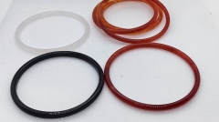 inner 50mm-64mm,white chalcedony thin bangle,red Agate stone band bangle,gemstone girl bangle,Healing crystal,woman man bangle,best gift