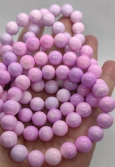 Cherry Hot  Pink Queen Conch Streatch Bracelet  Round Pears 6mm 8mm 10mm  8inch  jewelry  bracelet for gift