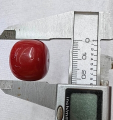 20pcs  AKA Red Coral Rondelle Beads, Drum Barrel Abacuse Coral neckalce Size 6 To 20 mm loose beads for jewelry making