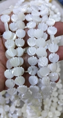 Freshwater Shell Heart Shape Beads , Natural White MOP Heart Beads , Love Shell Heart Shell Heart Beads Hanamde Tear Drop Shell Beads,sector