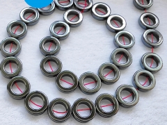 40PCS Genuine Hematite Stone  - Hematite Crystal Circles Donuts Disc Frames 10mm 12mm 14mm 15.5inch  Loose beads For jewelry makding