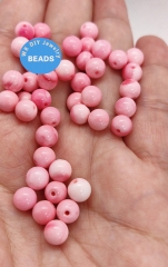 Wholesale 20pcs  Nantural Pink  Queen Conch Jewel Round  6mm 8mm 10mm 12mm 14mm 16mm 18mm 20mm for Pendant earrings focal DIY jewelry making