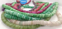 Bulk 15.5inch Green jadeite round beads, Red Jade Rondelle Heishi Rice Egg Oval Round Jadeite  gemstone, semi-precious stone