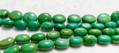 15.5“  Lemone Yellow GreeN Turquoise Tumbled Stone  10-20mm Oval Egg Turquoise Crystal –– Freeform  Gemstones – Healing Stones