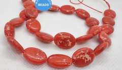 16"  Aqua Blue Sea Sediment Imperial Jasper oval beads,12x16mm Red emperor jasper oval beads,impression jasper, Aqua Terra Jasper