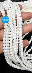 15.5" Genuine White Tridacna Shell  Round Giant Clam Beads  pearls in 4mm 6mm 8mm 10mm 12mm 14mm 16mm 18mm  semi-precious natural stone