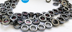 40PCS Genuine Hematite Stone  - Hematite Crystal Circles Donuts Disc Frames 10mm 12mm 14mm 15.5inch  Loose beads For jewelry makding