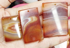 Natural Botswana Slice Red Agate Rectangle Plaque Pendant Rectangle Ablong Carnelian,Semi Precious Loose Beads Reiki,gemstone beads