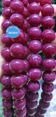 Ruby Cherry Jadeite  Round  Disc Rectangle Ablong Heart  Spacer Beads  15.5inch for jewelry making