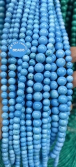 Dark Green Tibetan Stabilized Turquoise,Blue Turquoise stone  4-14mm 15.5 inch Round Ball  Loose beads  for   jewelry making