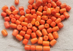 20pcs  AKA Red Coral Rondelle Beads, Drum Barrel Abacuse Coral neckalce Size 6 To 20 mm loose beads for jewelry making