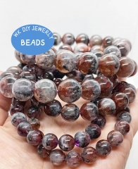 Genuine 100% Red Purple Green Auralite 23 Gemstone Bracelet: 6-14mm Healing Crystal