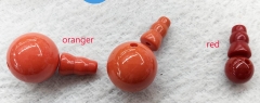 Coral Guru Beads: Mala Making T-Beads, Prayer Beads Connector - 5 Sets
