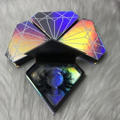 Silver Diamond rectangle case lashes deal (1-1000pcs)