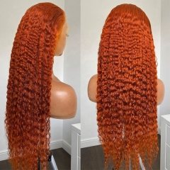 Ginger Orange Lace wig (about 150% density)