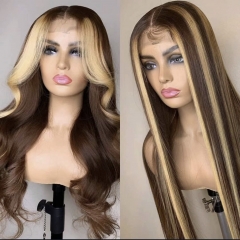 Natural color/ Custom Color Lace wig (about 150% density)