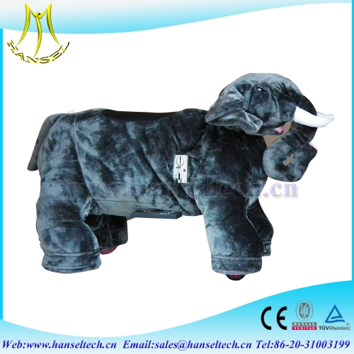 Hansel large size stuffed animal ride electric ride-on elephant