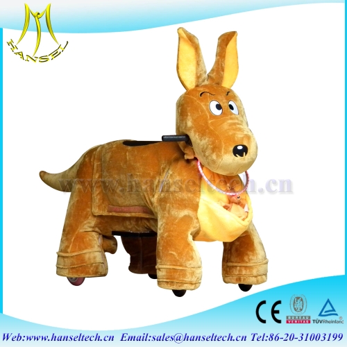 Hansel kids drivable electronic toy car ride on furry animal toys
