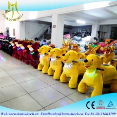 Hansel chinese electric plush animal electrical walking riding horse toy