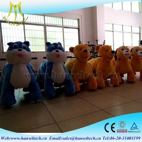 Hansel rechargeable walking ride on motorized animals for kids rent