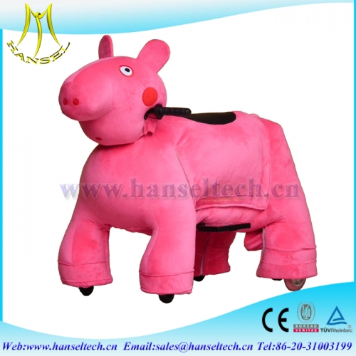 Hansel shopping mall motorized stuffed animals ride on animal